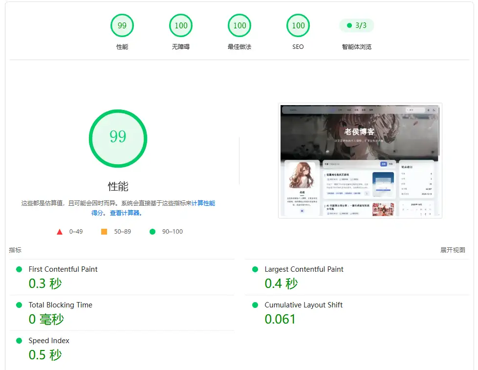 使用 AI Agent 安装 Google PageSpeed 优化网站
